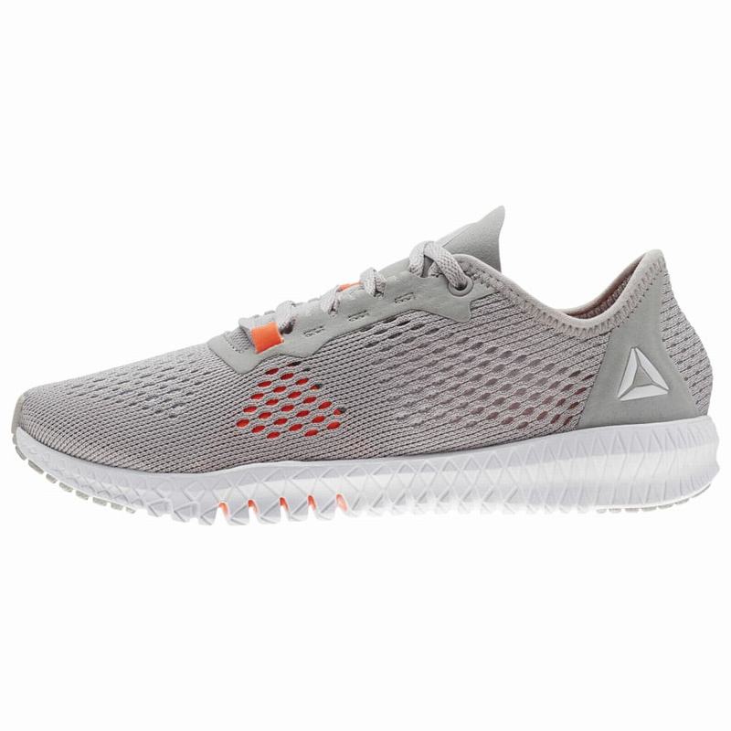 Adidasi Training Reebok Flexagon Dama Gri/Rosii/Albi Romania UV2343AI